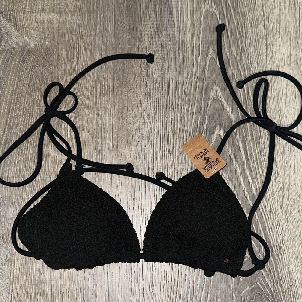 Victoria secret triangle bikini top NWT